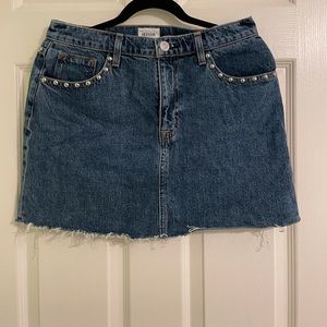 Hudson denim mini skirt